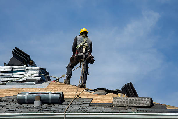 Professional Storm Damage Roof Repair technician working in Goodview, MN